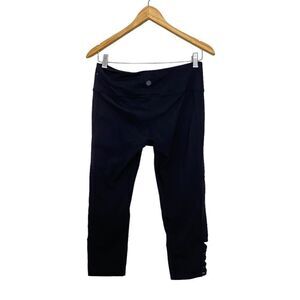 ATHLETA Black 3/4 Workout Gym Leggings Women's Medium